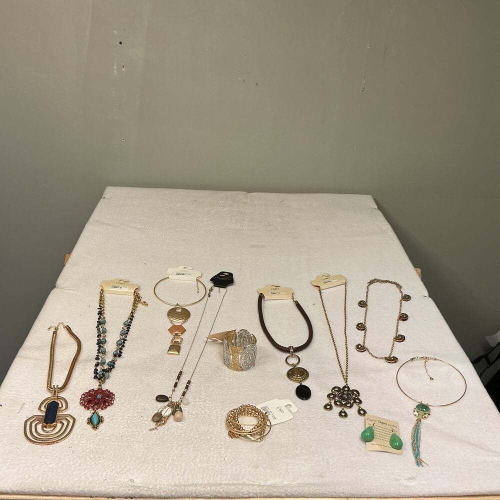 Cato Fashion Jewelry Lot NWT Necklaces Earrings Bracelets Nickel Free Mixed 3503